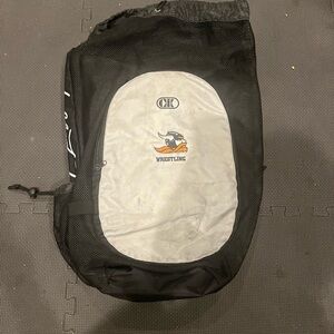 Black and Gray Wrestling Backpack